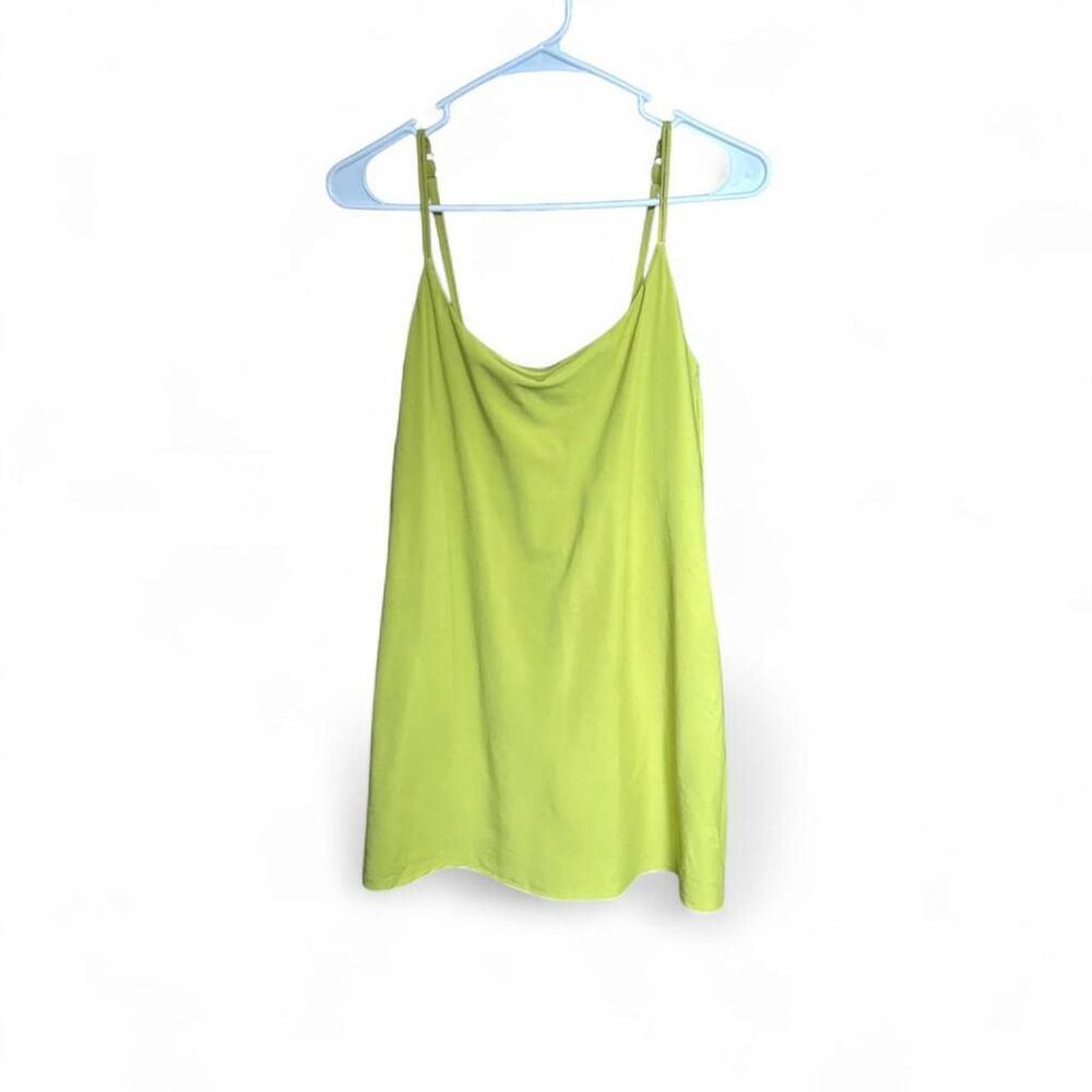 Abercrombie & Fitch Neon Yellow/Green Active Tennis Dress Built-In Shorts SizeMP